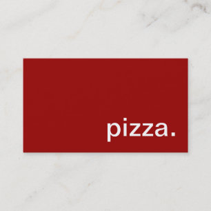 Pizzavisitkort Visitkort