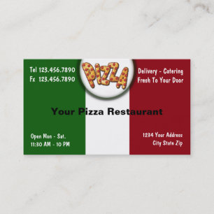 Pizzavisitkortar Visitkort