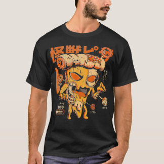 Pizzazilla X Ray Kaiju Monster Fast Food Japan T Shirt