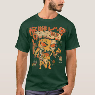 Pizzazilla X Ray Kaiju Monster Fast Food Japan T Shirt