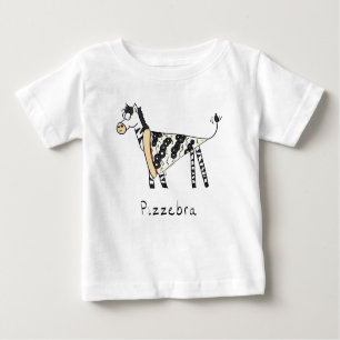 Pizzebra Pizza Zebra Barn Baby T-Shirt