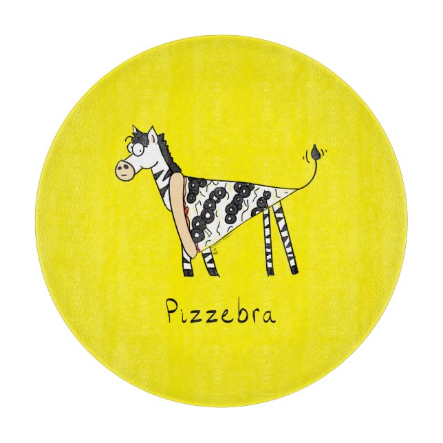 Pizzebra Pizza Zebra Skärbräda (Framsidan)