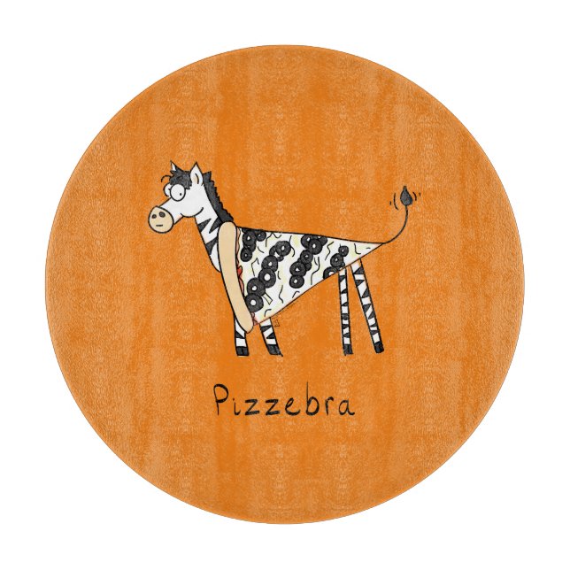 Pizzebra Pizza Zebra-skärstyrelsen (Framsidan)