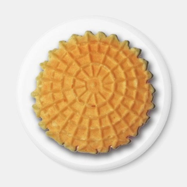 Pizzelle cookie magnet (Framsidan)