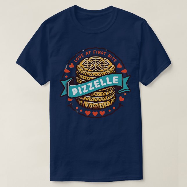 Pizzelle Kärlek vid första Bitan T Shirt (Design framsida)