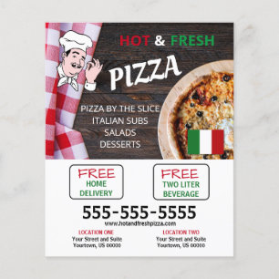 Pizzeria Business Flygblad