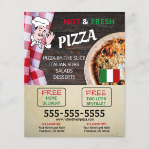Pizzeria Business Flygblad