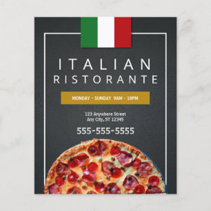 Pizzeria Business Flygblad