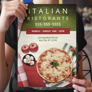 Pizzeria Business Flygblad