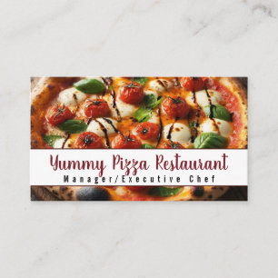 Pizzeria Catering Cateringtjänst Evenemang Visitkort