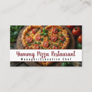 Pizzeria Catering Cateringtjänst Evenemang Visitkort