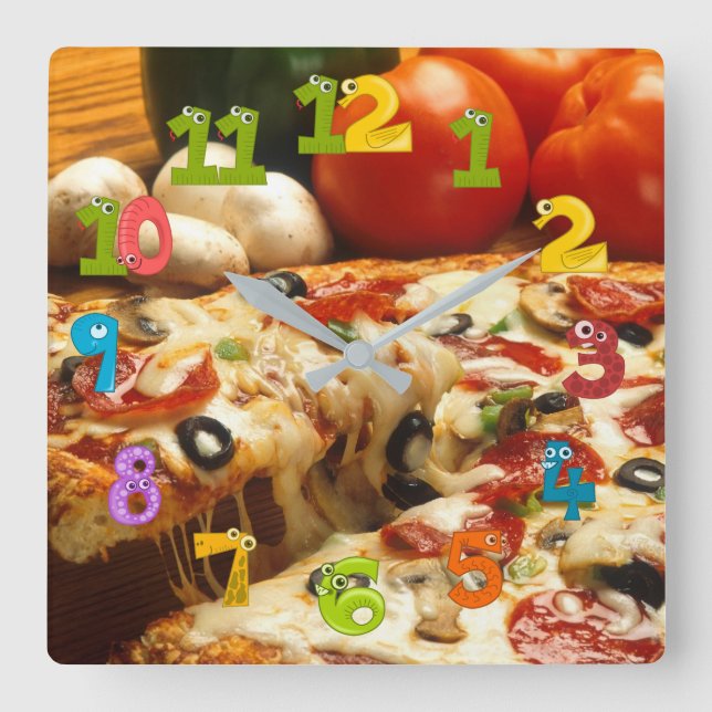 Pizzeria Fyrkantig Klocka (Framsida)