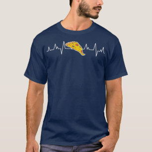 Pizzeria Pizza Heartslag Clothing Pizza Ställe Kär T Shirt