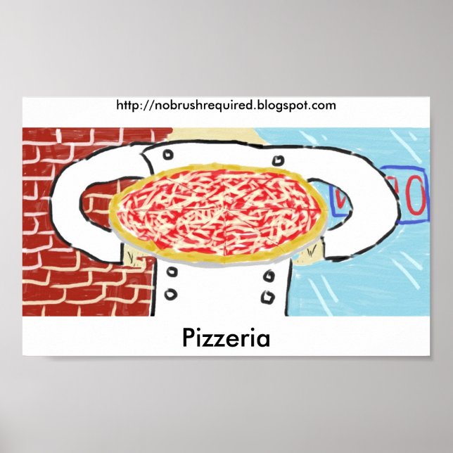 Pizzeria Poster (Framsidan)