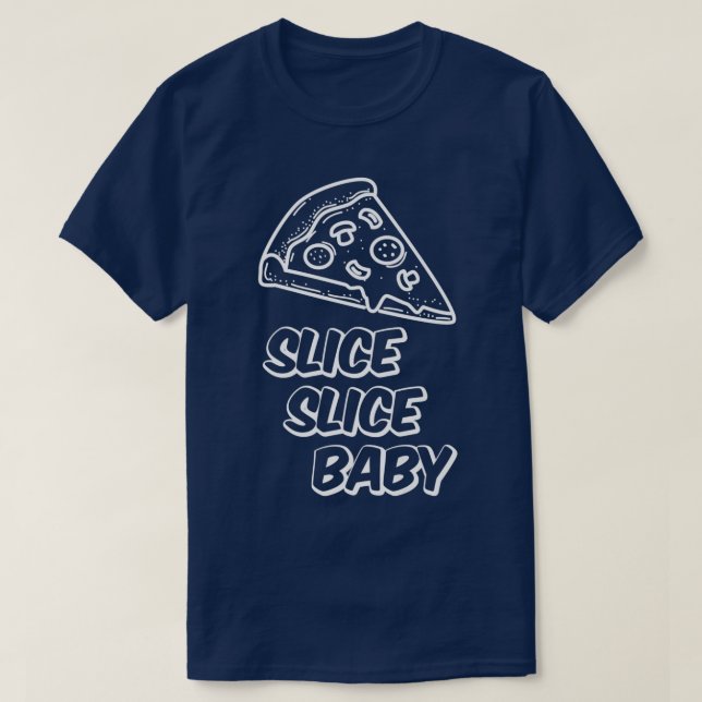 Pizzeria Slice Baby Pizza Paj 1303 T Shirt (Design framsida)