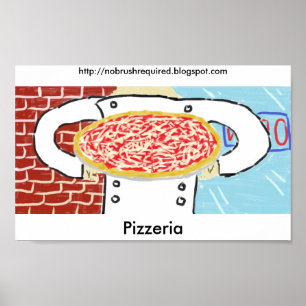 Pizzeriaaffisch Poster
