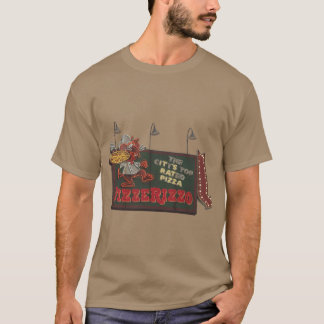 Pizzerizzo är råttpizza t shirt