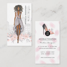 Pizzig flickig New York-modedesigner Visitkort