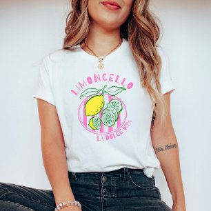 Pizzig Girly Limoncello– La Dolce Vita Rosa T Shirt
