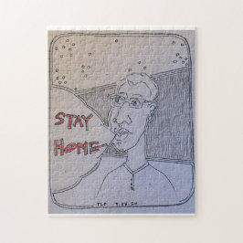 Pizzle w/Original Art & message av Tony Cimino Pussel