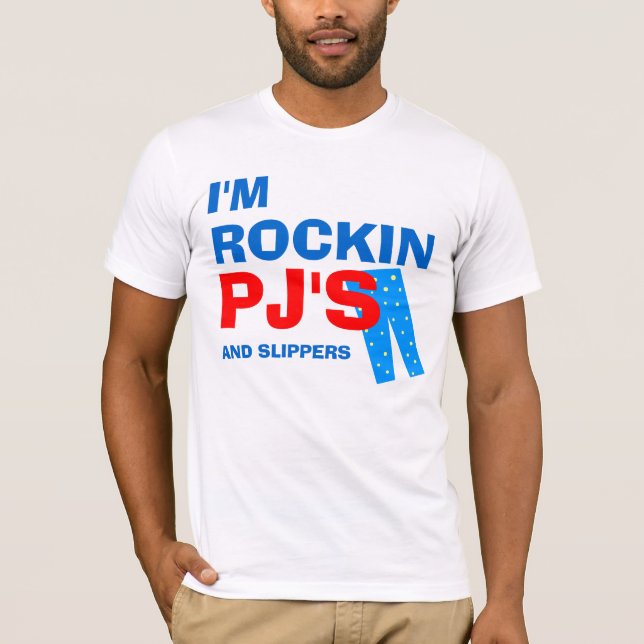 PJ och tofflorutslagsplats T Shirt (Framsida)