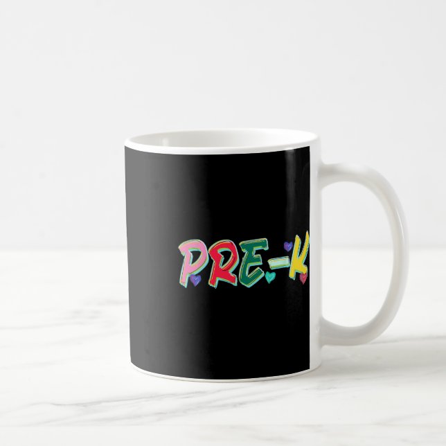 Pjattig första dagen för förskolelärare Elev Först Kaffemugg (Höger)