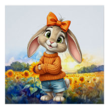 Pjattig kanin solfältsblomster 