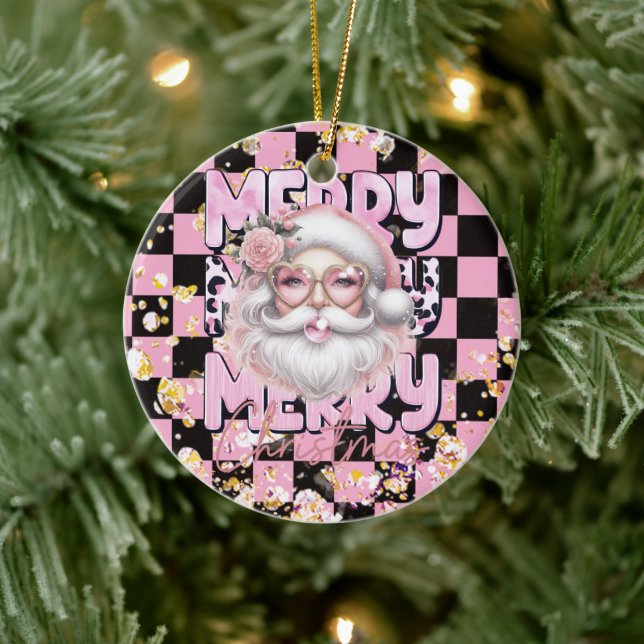 Pjattig Tomte God Jul Groovy Julgransprydnad Keramik (Träd)