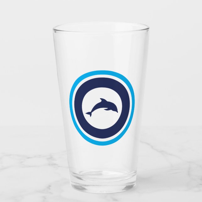 PJK 0,5l glas / delfin (Framsida)