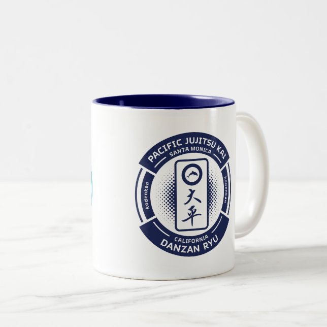 PJK 11oz Mugg / Blue med delfin (Framsida höger)