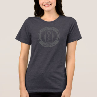 PJK Damgrå Bella+Canvas / logotyp & kanji / T Shirt