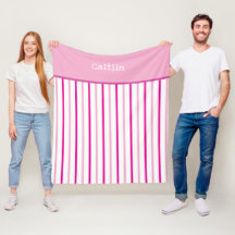 Pjonkiga Pastell Rosa Vita Ränder Namn