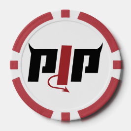 PJP Horn Logo - Pierce Jackson Productions Merch Poker Marker