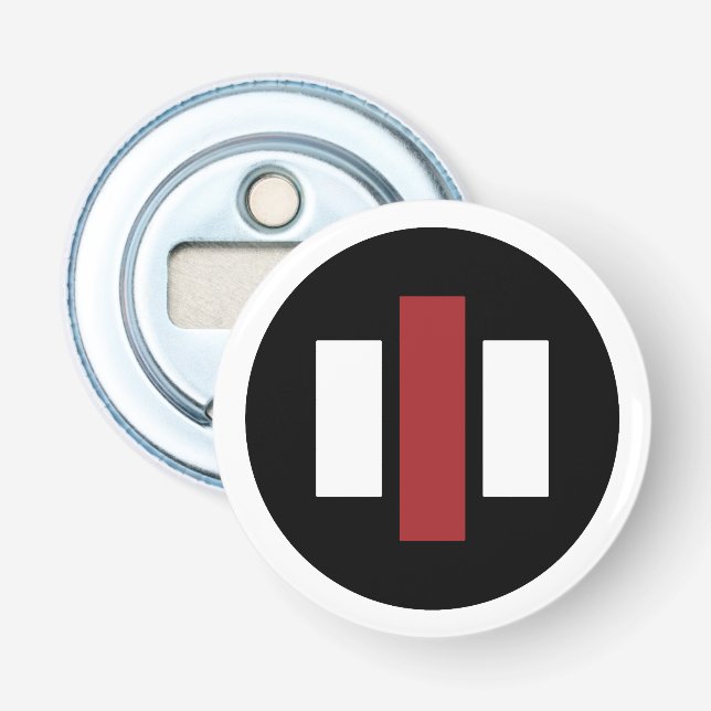 PJP Logo - Pierce Jackson Productions Merch Flasköppnare (Framsidan)