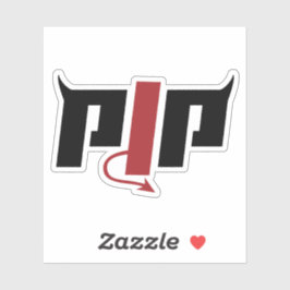 PJP-logotyp - Pierce Jackson Productions Merch Klistermärken