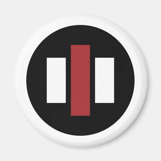 PJP-logotyp - Pierce Jackson Productions Merch Magnet (Framsidan)