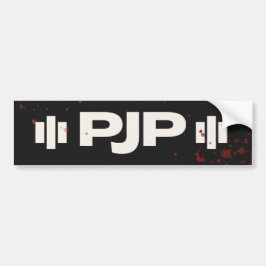 PJP Varningslogo - Pierce Jackson Productions Merc Bildekal
