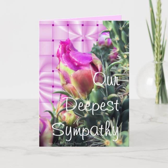 Pk Cactus Bloom-anpassa för valfri tillfälle Kort (Framsida)