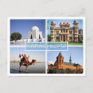 PK Karachi - Mazar e Quaid - Mohatta Palace - Vykort