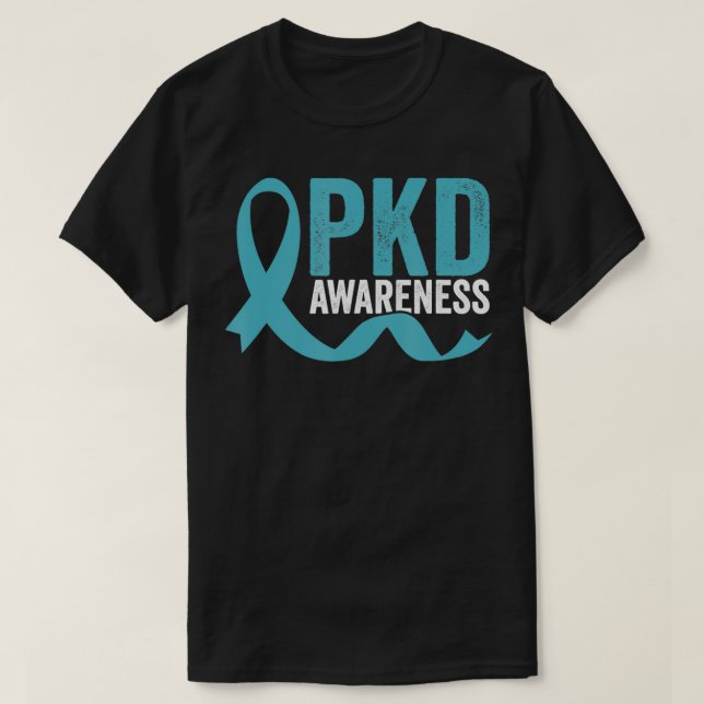 PKD Awareness Polycystic Kidney Disease Warrior Fi T Shirt (Design framsida)