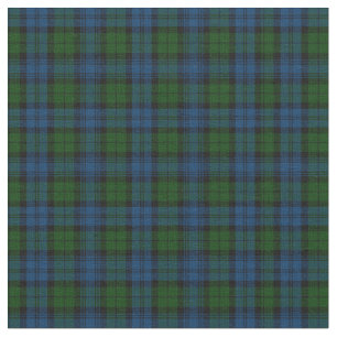 PKlan Campbell Military Tartan Grönt Black Tyg