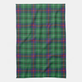 PKlan Duncan Tartan Mönster Grönt Black Kökshandduk