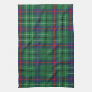 PKlan Duncan Tartan Mönster Grönt Black Kökshandduk