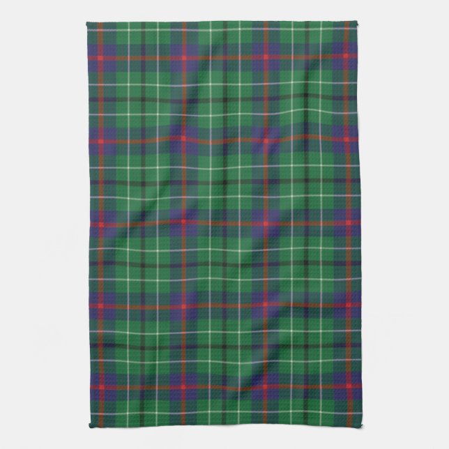 PKlan Duncan Tartan Mönster Grönt Black Kökshandduk (Vertikal)