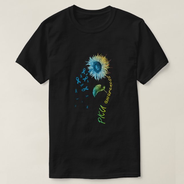 PKU-medvetenhet Solros T Shirt (Design framsida)