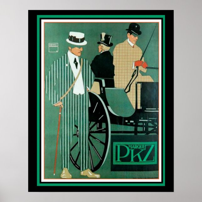 PKZ Marque Deco Ad Poster 16 x 20 (Framsidan)