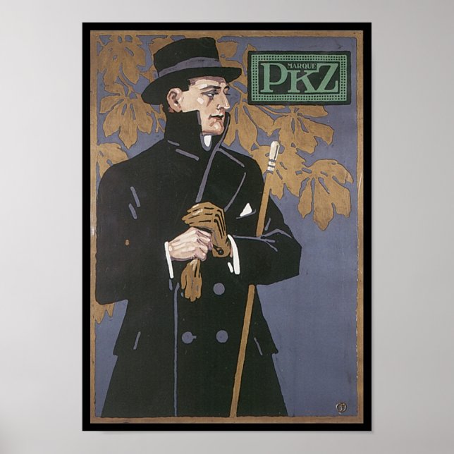 PKZ Vintage Apparat Ad Poster (Framsidan)