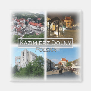 PL0024 Europa, Polonia, Kazimierz Dolny, kylskåp Magnet