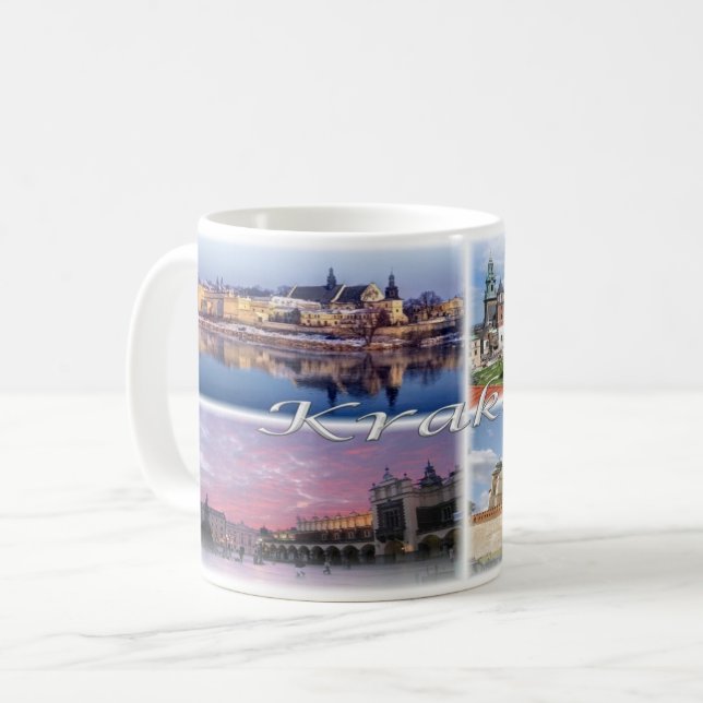 PL Polen - Polska - Krakow - Kaffemugg (Framsida vänster)