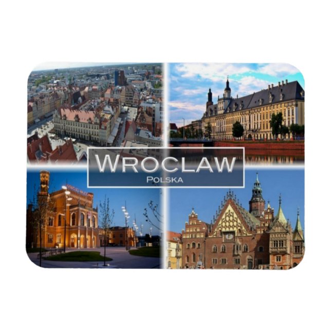 PL Polen Polska - Wroclaw - Magnet (Horisontell)